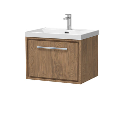 Lille 600mm Wall Hung Single Drawer Vanity with Basin - 1 Tap Hole
