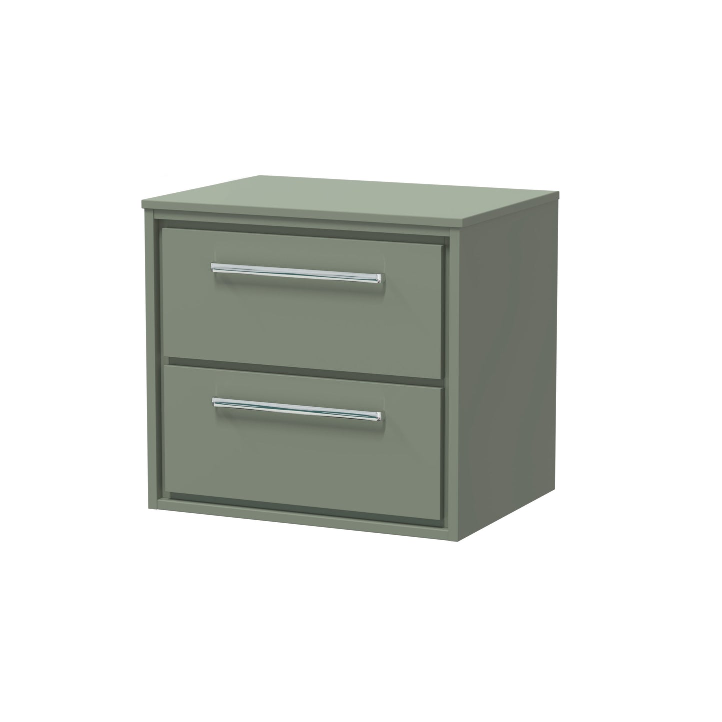 Lille 600mm Wall Hung 2-Drawer Vanity with Worktop