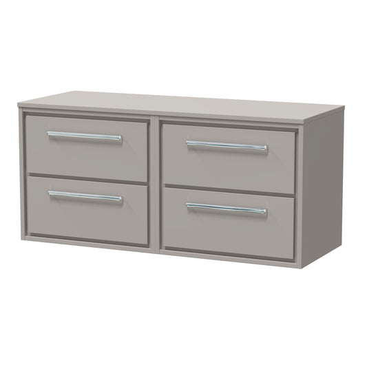 Lille 1200mm Wall Hung 4-Drawer Vanity with Worktop