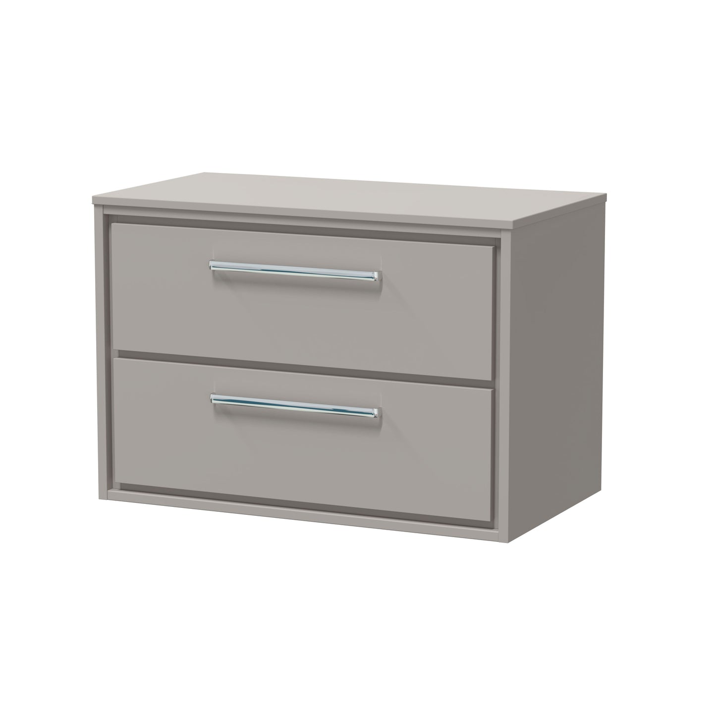Lille 800mm Wall Hung 2-Drawer Vanity with Worktop