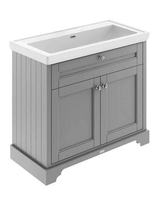 Old London 1000mm 2-Door Unit & Classic Fireclay Basin 0TH