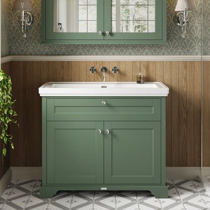 Old London 1000mm 2-Door Unit & Classic Fireclay Basin 0TH