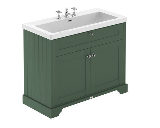 Old London 1000mm 2-Door Unit & Contemporary Fireclay Basin 3TH