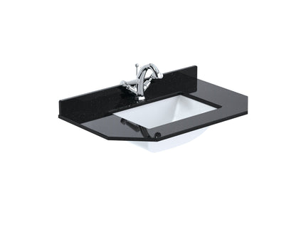 750mm Single Bowl Angled Marble Top - 1 Tap Hole
