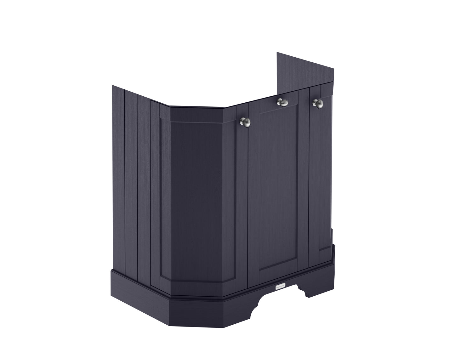 Floor Standing Angled 3 Door Basin Unit 750mm