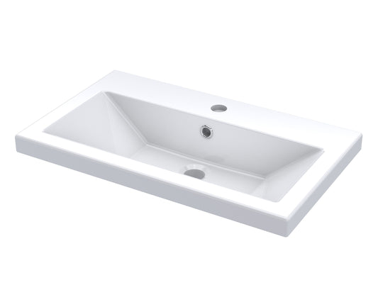 Ceramic Rear Tap Basin 605 x 360mm