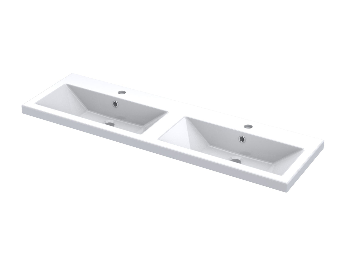 Double Ceramic Basin 1208 x 358mm