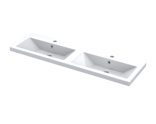 Double Ceramic Basin 1208 x 358mm