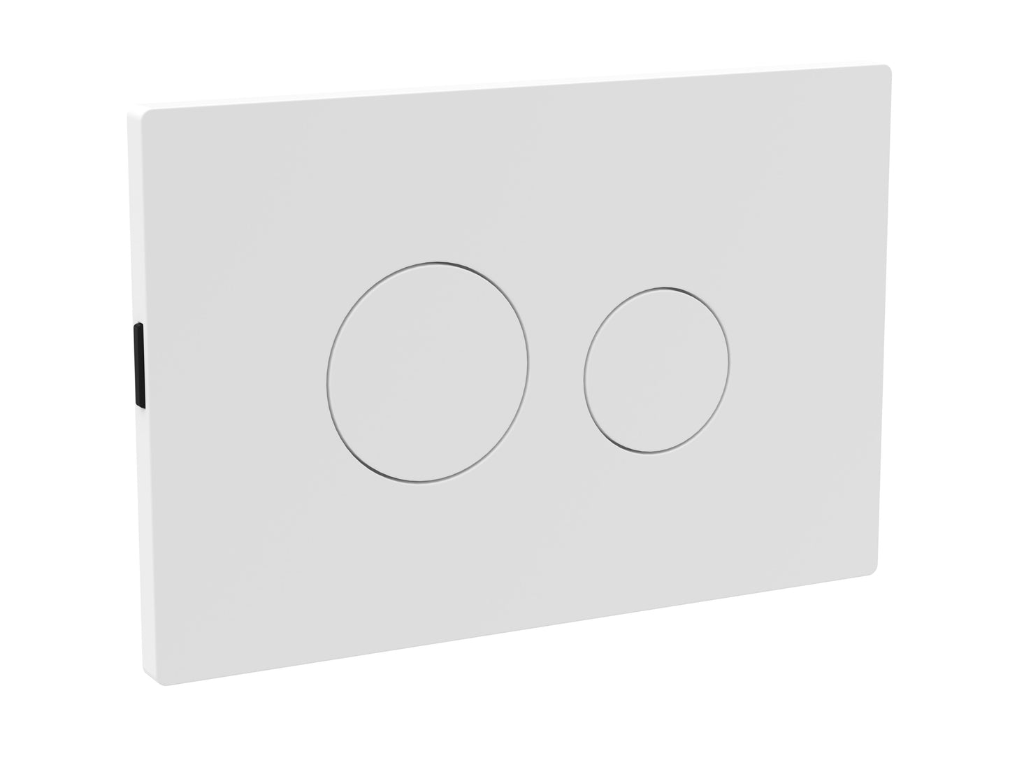 Nuie Round White Dual Flush Push Button