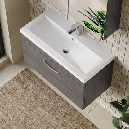 Athena Wall Hung 1 Drawer Vanity Unit 800mm