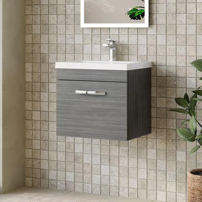 Athena Wall Hung 1 Drawer Vanity Unit 500mm