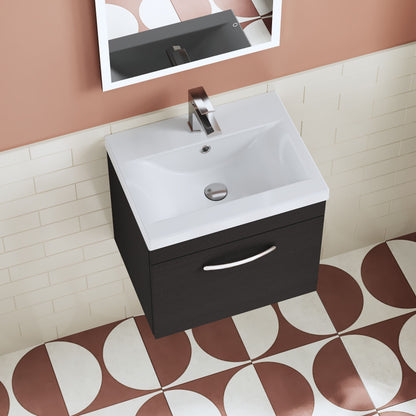 Athena Wall Hung 1 Drawer Vanity Unit 500mm