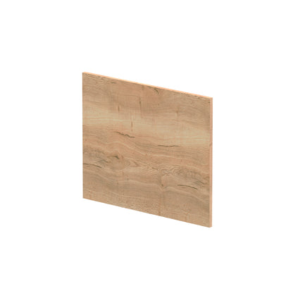 Hudson Reed 700mm L-Shape Square Halifax Oak MFC Woodgrain Shower Bath End Panel