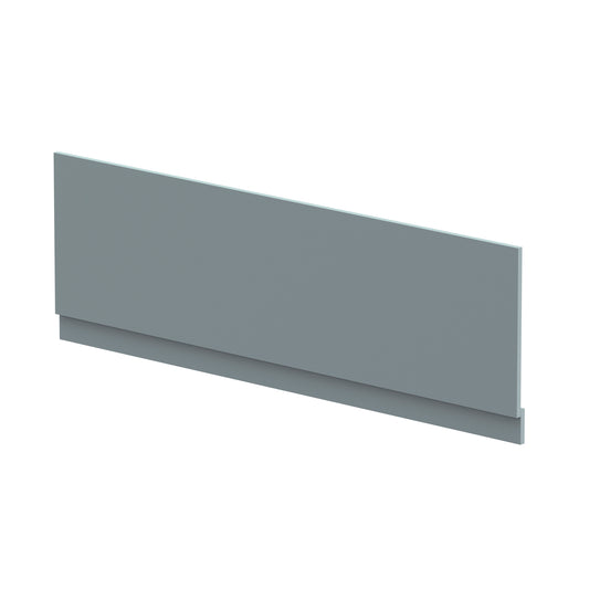 Nuie 1700mm Coastal Grey MFC Matt Front Bath Panel With Plinth