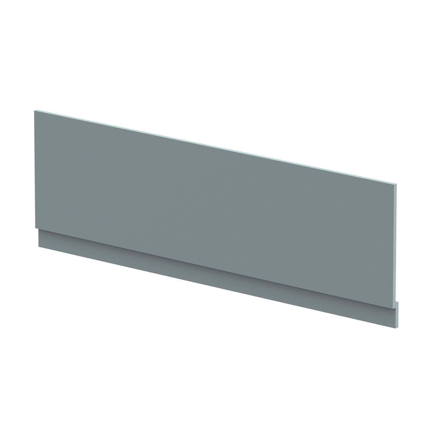 Nuie 1800mm Monument Grey MFC Matt Front Bath Panel With Plinth