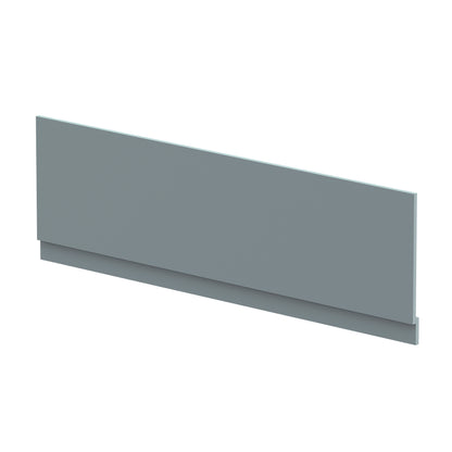 Nuie 1800mm Monument Grey MFC Matt Front Bath Panel With Plinth