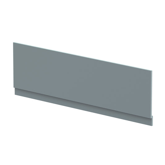 Nuie 1800mm Monument Grey MFC Matt Front Bath Panel With Plinth