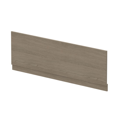 Nuie 1700mm Solace Oak MFC Woodgrain Front Bath Panel With Plinth