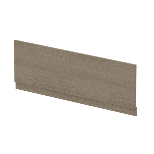 Nuie 1700mm Solace Oak MFC Woodgrain Front Bath Panel With Plinth