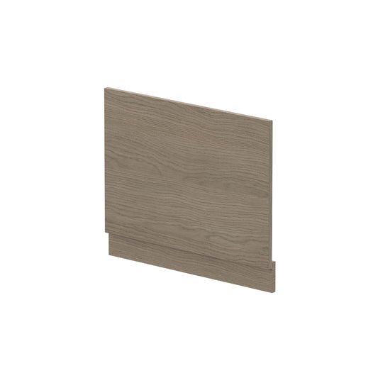 Nuie 700mm Solace Oak MFC Woodgrain End Bath Panel With Plinth