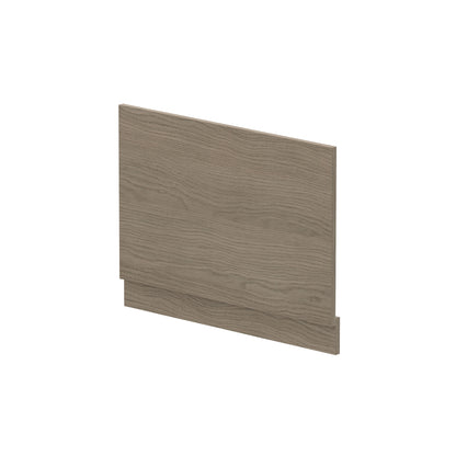 Nuie 750mm Solace Oak MFC Woodgrain End Bath Panel With Plinth