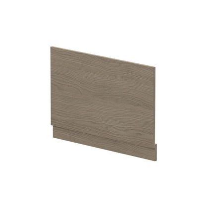 Nuie 800mm Solace Oak MFC Woodgrain End Bath Panel With Plinth