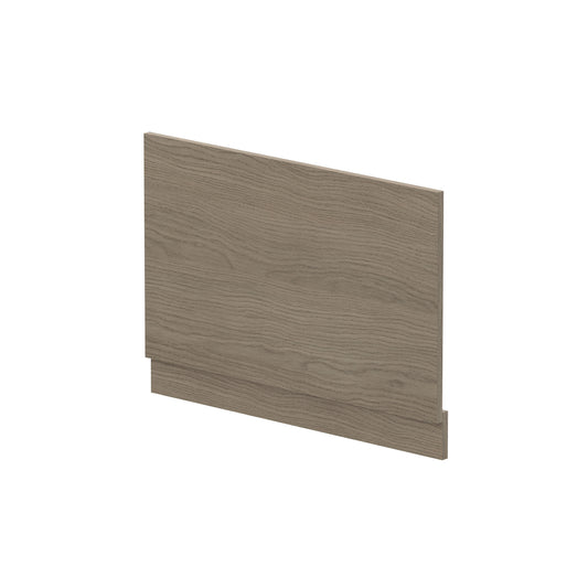 Nuie 800mm Solace Oak MFC Woodgrain End Bath Panel With Plinth