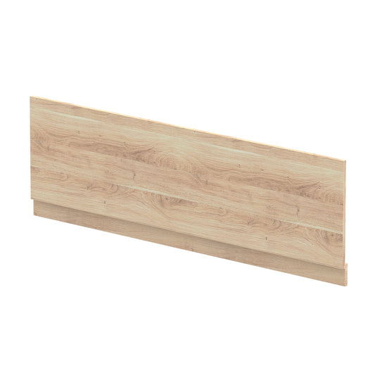 Nuie 1800mm Bleached Oak MFC Woodgrain Front Bath Panel