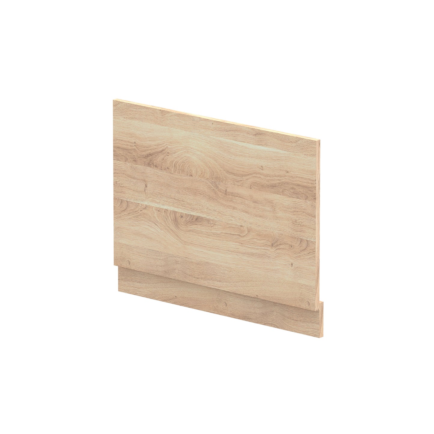 Nuie 750mm Bleached Oak MFC Woodgrain End Bath Panel