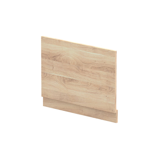Nuie 750mm Bleached Oak MFC Woodgrain End Bath Panel