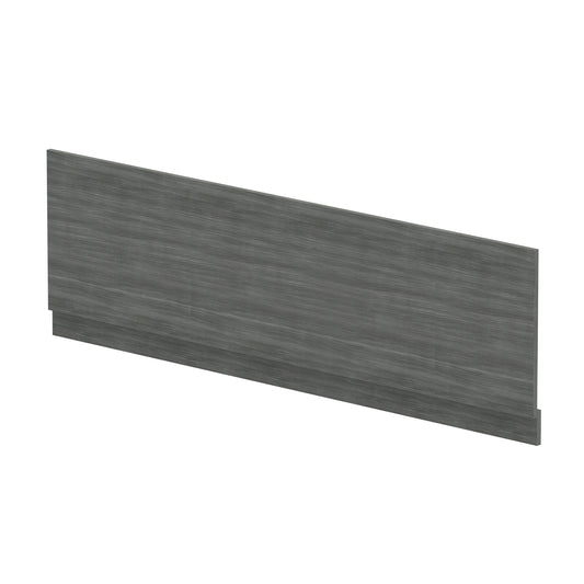 Nuie 1800mm Anthracite Woodgrain MFC Front Bath Panel With Plinth