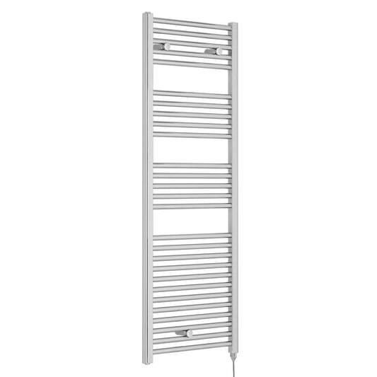 Hudson Reed 1375mm x 480mm Chrome Vertical Electric Towel Rail