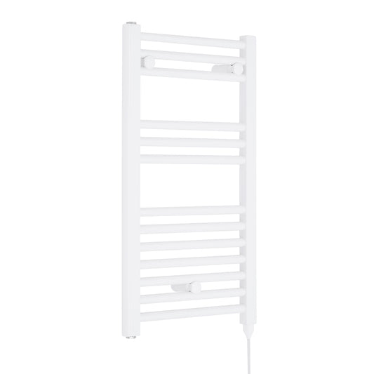 Hudson Reed 720mm x 400mm White Vertical Electric Towel Rail
