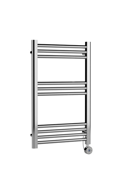 Hudson Reed Electric Bar Towel Rails 800mm x 500mm 10 Bar Chrome Vertical Electric Towel Rail