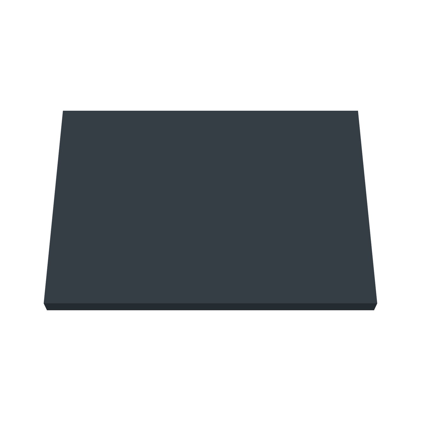 Nuie 800mm Satin Soft Black Matt Worktop