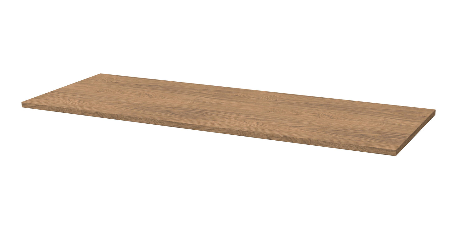 Hudson Reed 1205x460mm Brown Casella Oak MFC Woodgrain Worktop