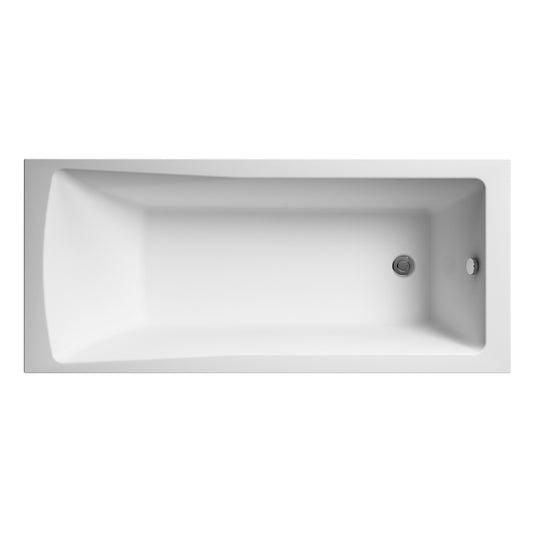 Nuie 1600mm Square Single Ended Bath With Legs