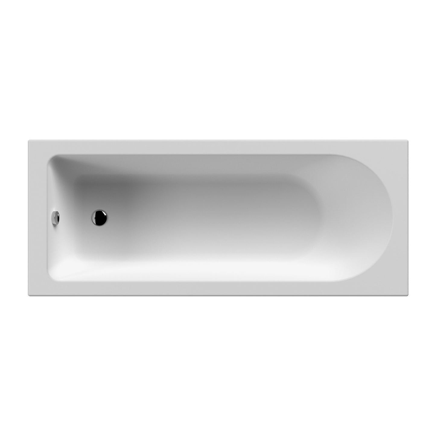 Nuie 1600mm Single Ended Bath With Legs