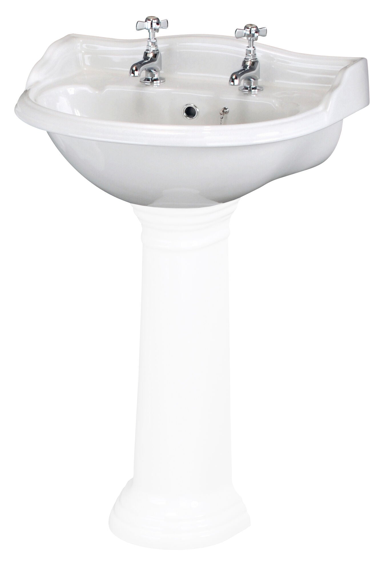 Chancery Large Basin 2 Tap Hole