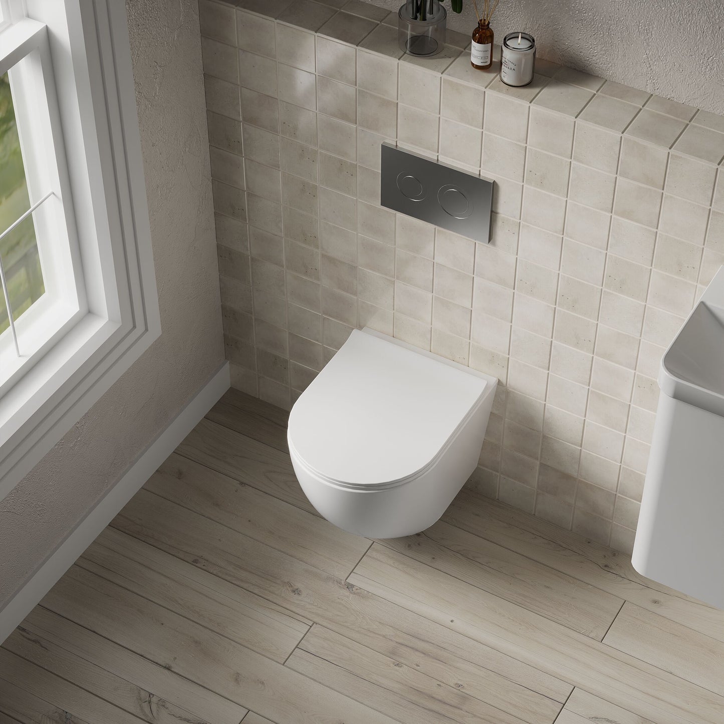 Freya Wall Hung Pan & Soft Close Seat