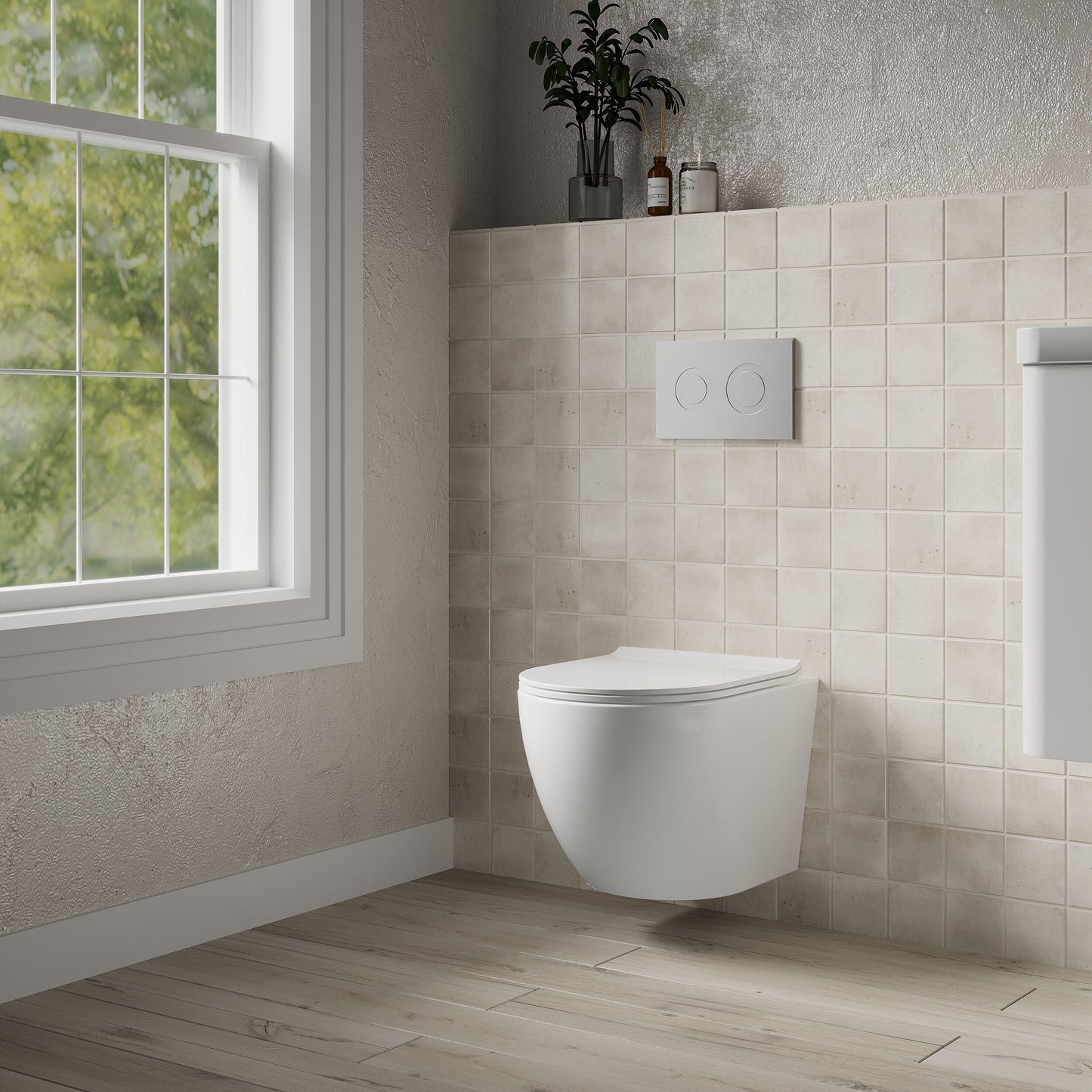 Freya Wall Hung Pan & Soft Close Seat