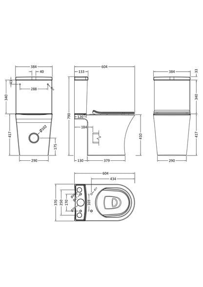 Freya Pan, Cistern & Seat