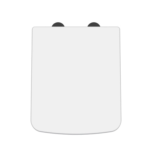 Nuie Square Soft Close Toilet Seat With Top Fix Hinge