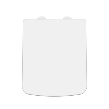 Nuie Square Soft Close Toilet Seat With Top Fix Hinge