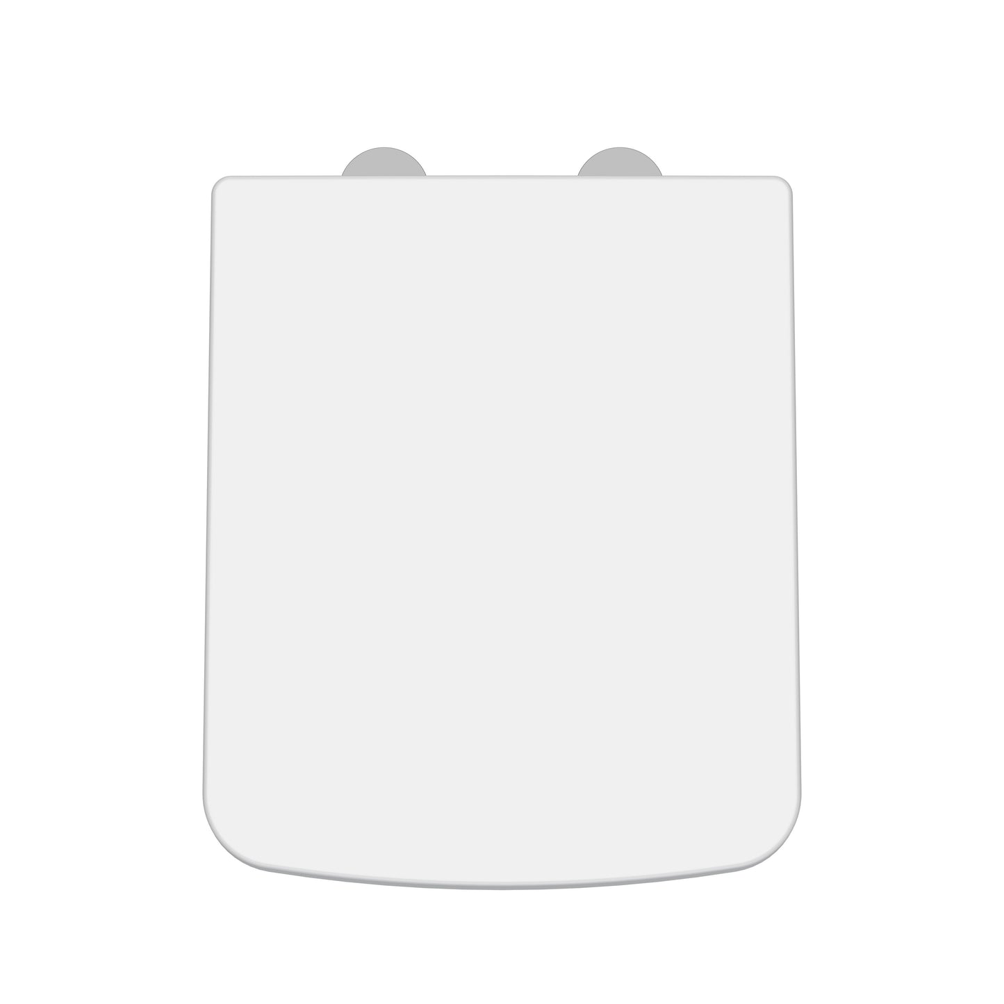 Nuie D-Shaped Soft Close Toilet Seat With Quick Release Hinge