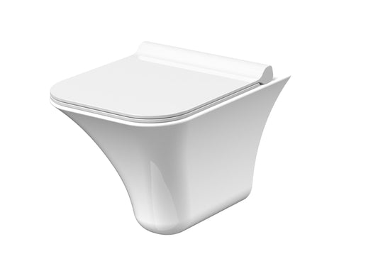 Grace Rimless Wall Hung Pan & Seat