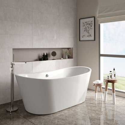 Nuie Choice 1700mm Boat Freestanding Bath With Legs