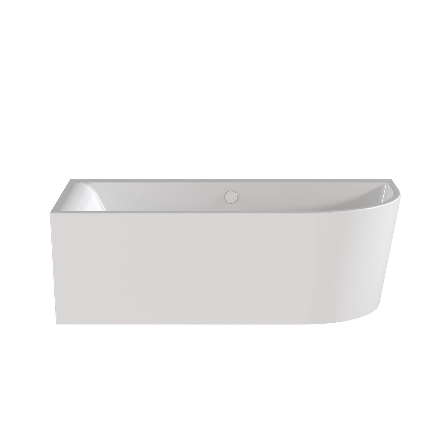 Nuie Choice 1700mm Left-Hand Corner Bath With Legs