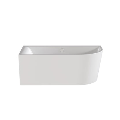 Nuie Choice 1500mm Left-Hand Corner Bath With Legs