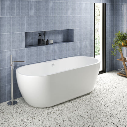 Nuie Choice Continuum 1800mm Boat Freestanding Bath With Legs